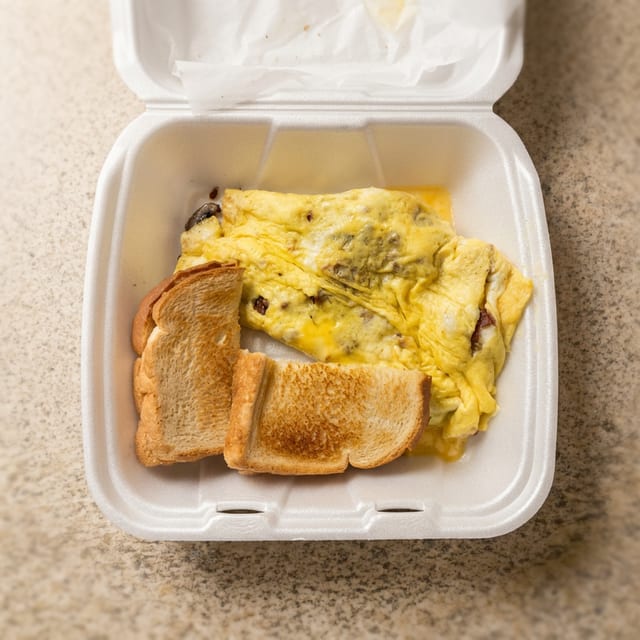 Mighty Meat Omelette.
